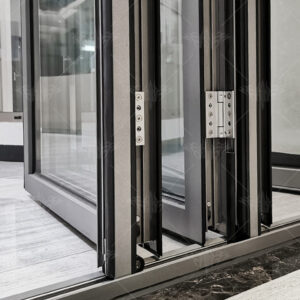 Bulk Bifold Doors Aluminium Folding Patio Glass Sliding Folding Patio Doors French Exterior Entry Door