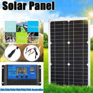 E-commerce 20W Monocrystalline Solar Panel Kit 600W Charger Controller Energy Storage Power Generation System