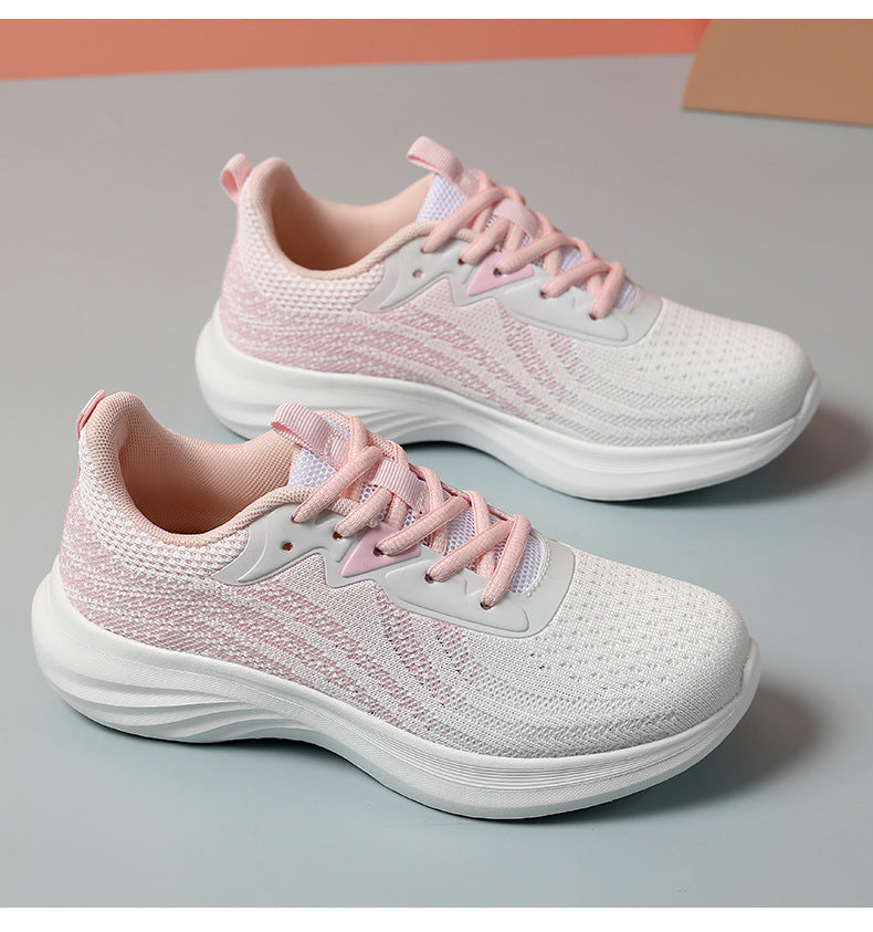 Plus Size Women's Shoes Mesh Breathable Sports Shoes Casual Shoes Lightweight Student Running Shoes Soft Sole Travel Shoes - 图片 38