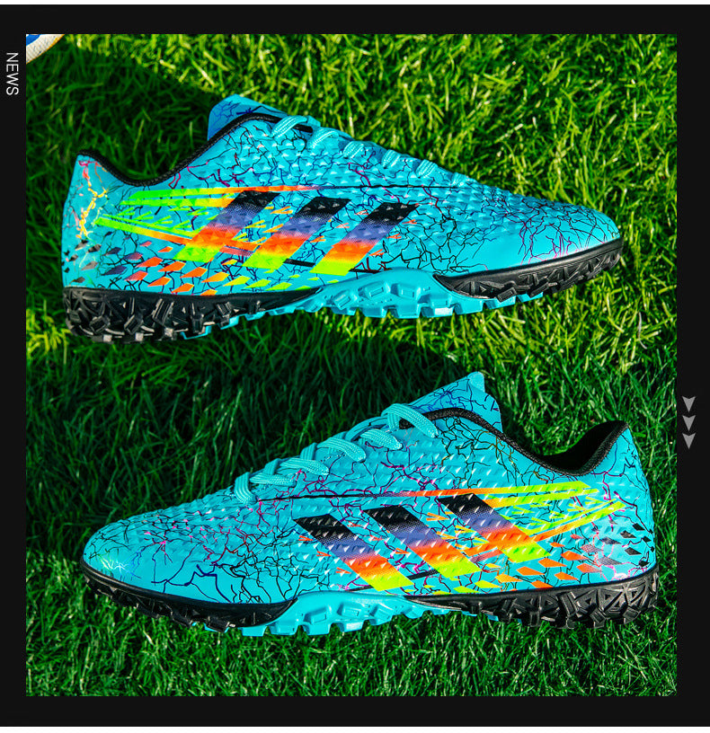 New professional football shoes for men and women AG Spike TF Broken Nail Youth Student Grassland Competition Training Shoes - 图片 53