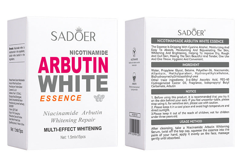 Niacinamide Arbutin Set SADOER Whitening, hydrating, and moisturizing skincare products wholesale - 图片 27