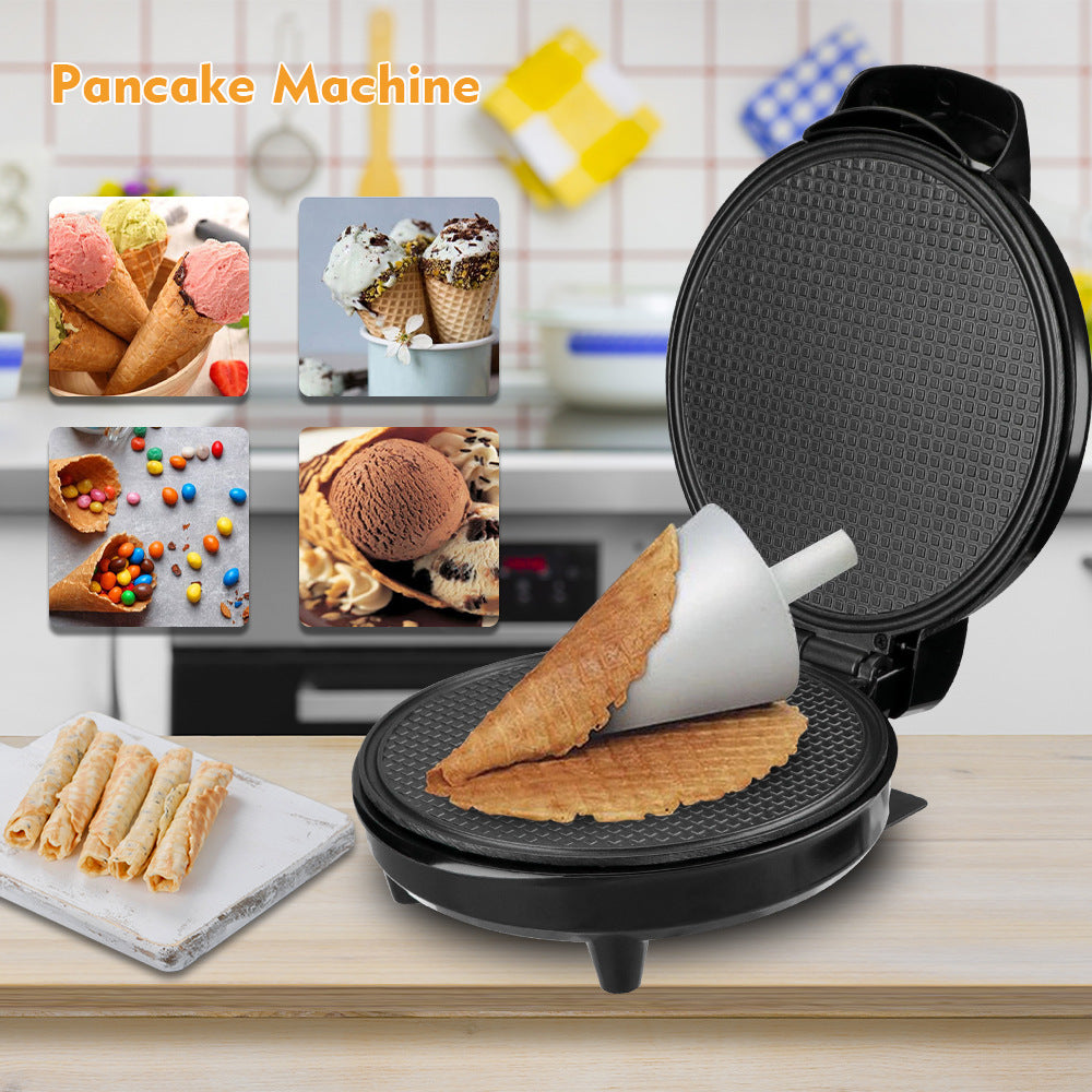 Home Use Breakfast Egg Roll Maker Ice Cream Roll Making Machine Electric Griddle Thin Pancake Maker Ice Cream Skin Spring Roll Machine - 图片 11