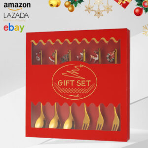 Pendant Jewelry Small Spoon DIY Coffee Children's Dessert Stirring Stick Ice Cream Popsicle Christmas Gift Tableware Spoon