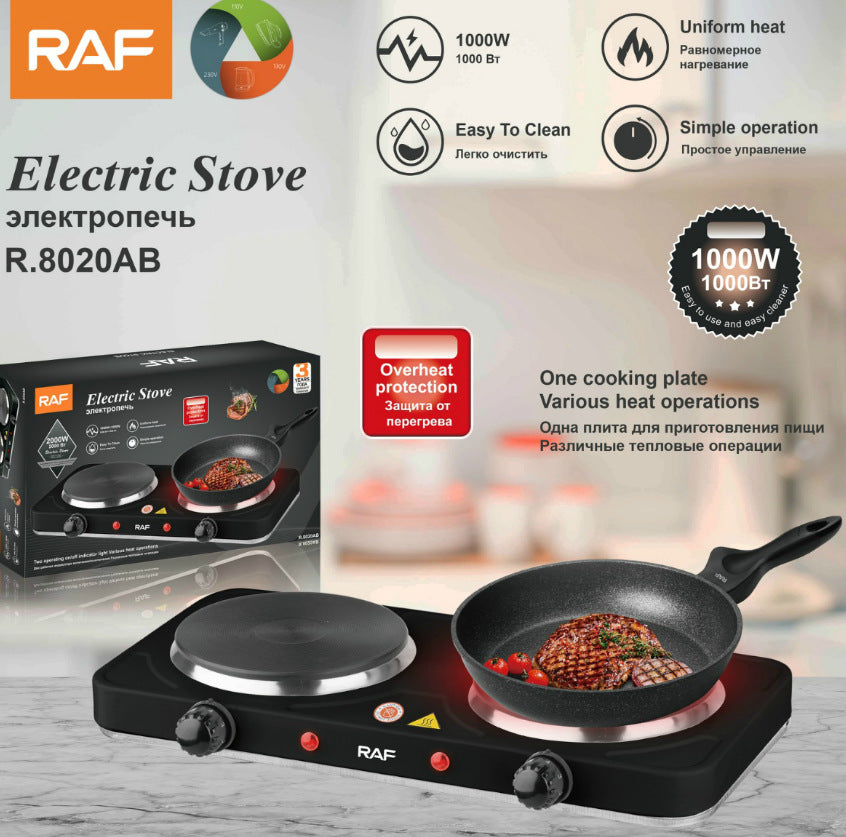European Standard Electric Stove for Home Use Enclosed Electric Stove Insulated Dual Burner Constant Temperature Universal Electric Stove - 图片 7