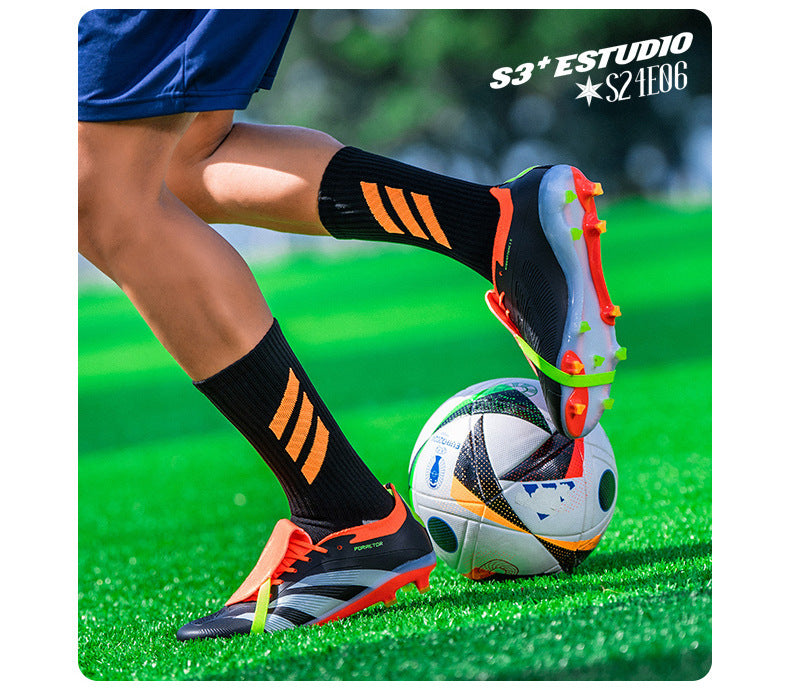 World Cup Football Shoes Men's New Style Grassland Competition AG Spike TF Broken Nails Adult Youth Student Sports Training - 图片 28