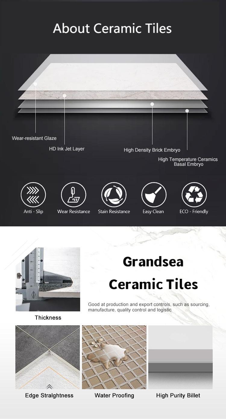 Custom 800x800 Luxury Marble Look Glazed Tile Design Carreaux De Maison Sol Non-slip Wear Resistant Matte Textured Tile - 图片 8