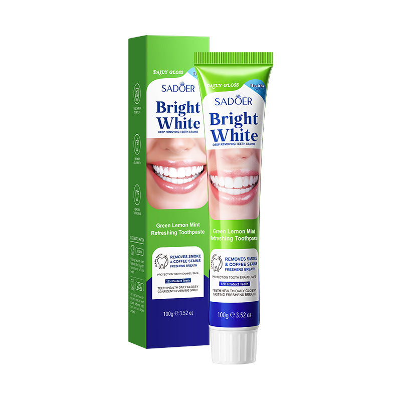 Sakura Mint Whitening Toothpaste SADOER Teeth Cleaning Oral Toothpaste Cross-Border Wholesale - 图片 8
