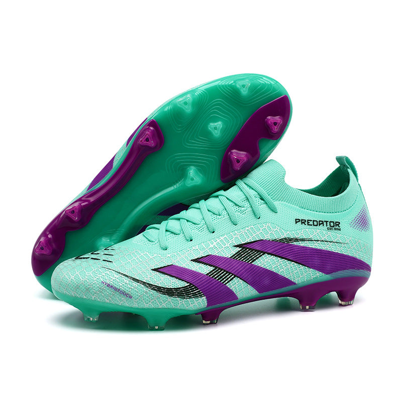 2025New Football Shoes for Men and Women, Youth Students, Fashionable and Comfortable, Long Spikes, Low-top, Factory Direct Sale - 图片 4