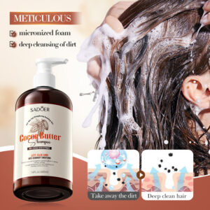 Cocoa Oil Anti-Hair Loss Shampoo SADOER Clean and Smooth Shampoo  Wholesale
