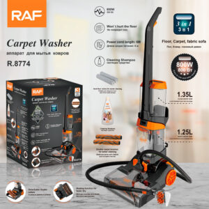 RAF European Standard Household Multifunctional Sweeper Vacuum Handheld Carpet Cleaner 2-in-1 Mop and Wash Machine