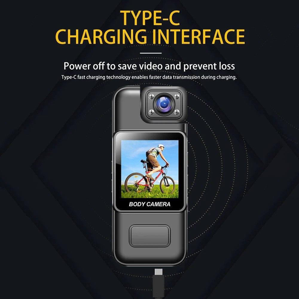 4K Handheld Pocket Camera Portable Recorder Clip Camera HD Infrared Night Vision Recorder - 图片 11