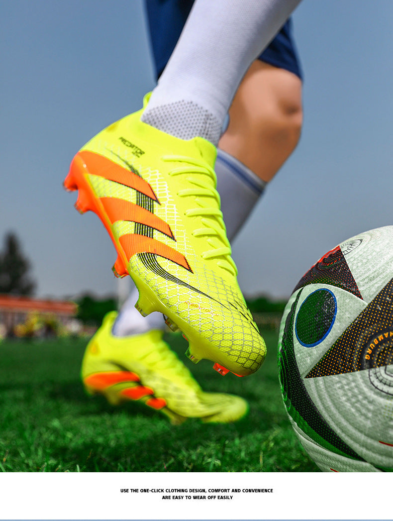 2025New Football Shoes for Men and Women, Youth Students, Fashionable and Comfortable, Long Spikes, Low-top, Factory Direct Sale - 图片 33