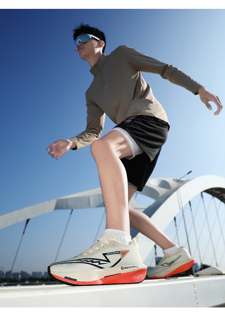 2025New Professional Running Shoes Sports Shoes Breathable Versatile Trendy Men Couples Youth Campus Casual Racing Training Shoes - 图片 32