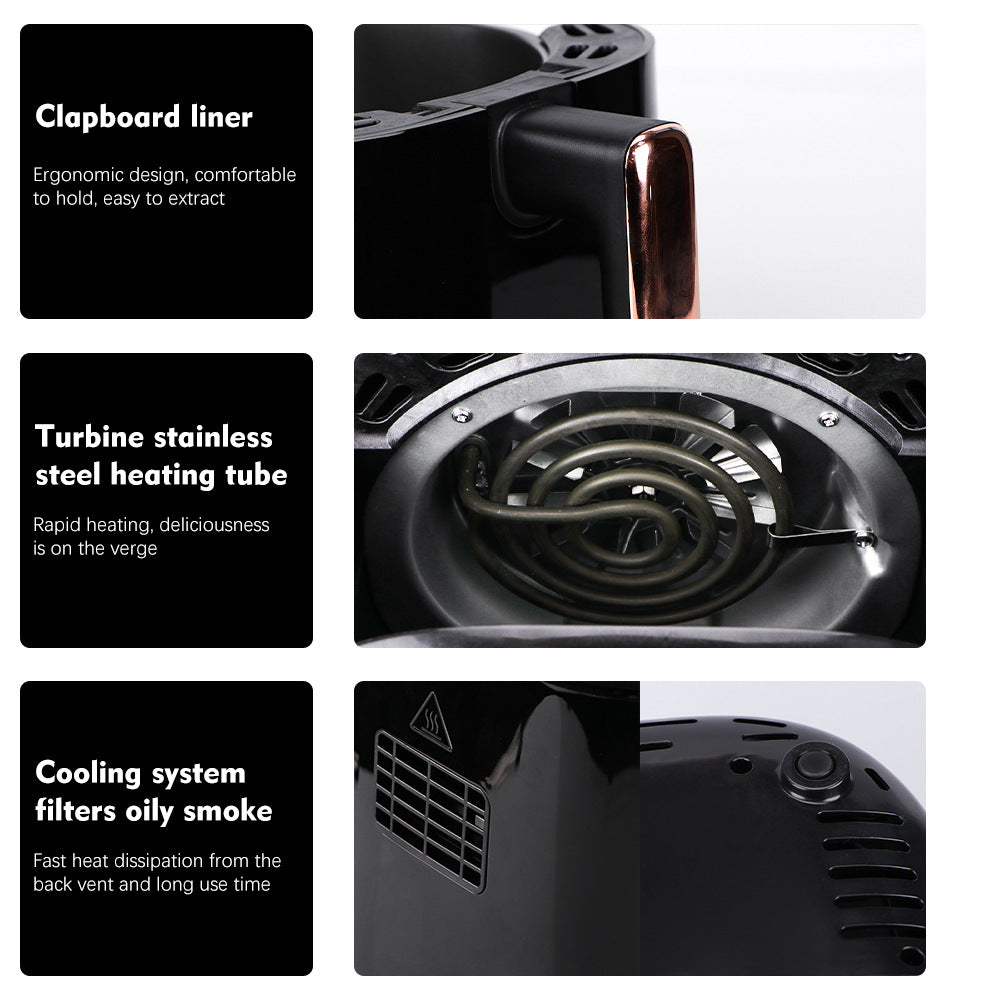 RAF European Standard Household Oil-Free Air Fryer Multifunctional Smart Oven French Fries Electric Fryer R.5218 - 图片 19