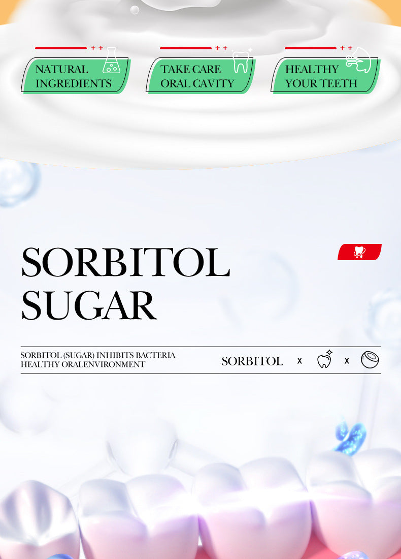 Toothpaste SADOER Vitamin C Coconut Oral Care Gum Protection Wholesale Live Streaming - 图片 16