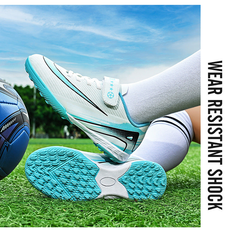 2025World Cup Children's Soccer Shoes Boys Youth Students Girls Spike Long Spike Competition Training Sports Shoes - 图片 30