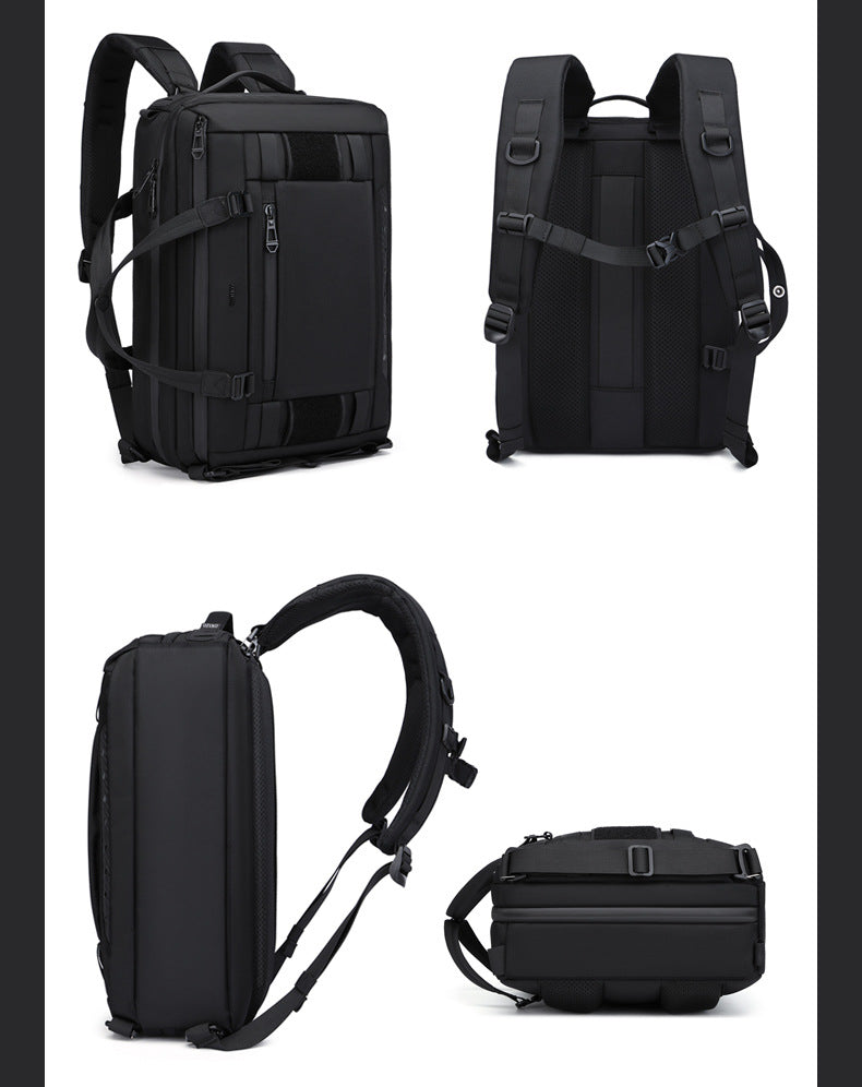 Business Computer Backpack Men's Multifunctional Large Capacity Waterproof Commuting Backpack Shoulder Portable Computer Bag - 图片 25