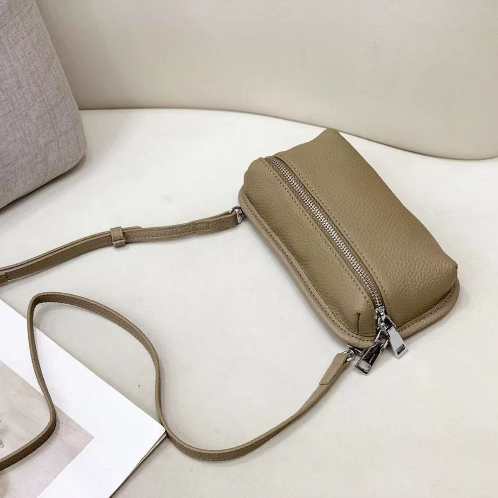 Compact and Exquisite Phone Bag for Women2025New Lightweight Simple Chest Bag Fashionable Portable Mini Crossbody Bag Small Bag - 图片 13