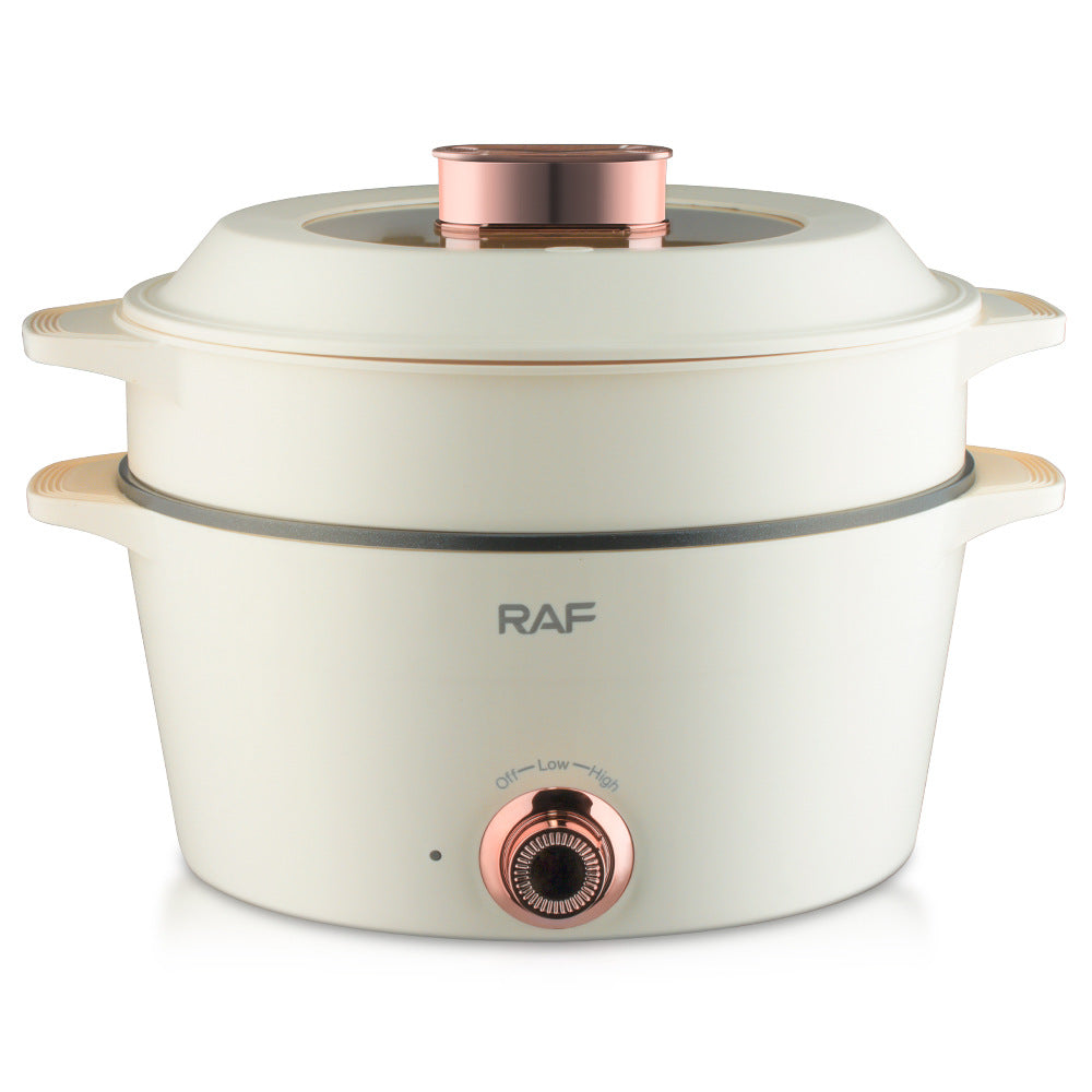 RAF European Standard Multifunctional Electric Cooker Household Electric Frying Pan Non-stick Pan Electric Cooker Steamer5L+7L - 图片 14