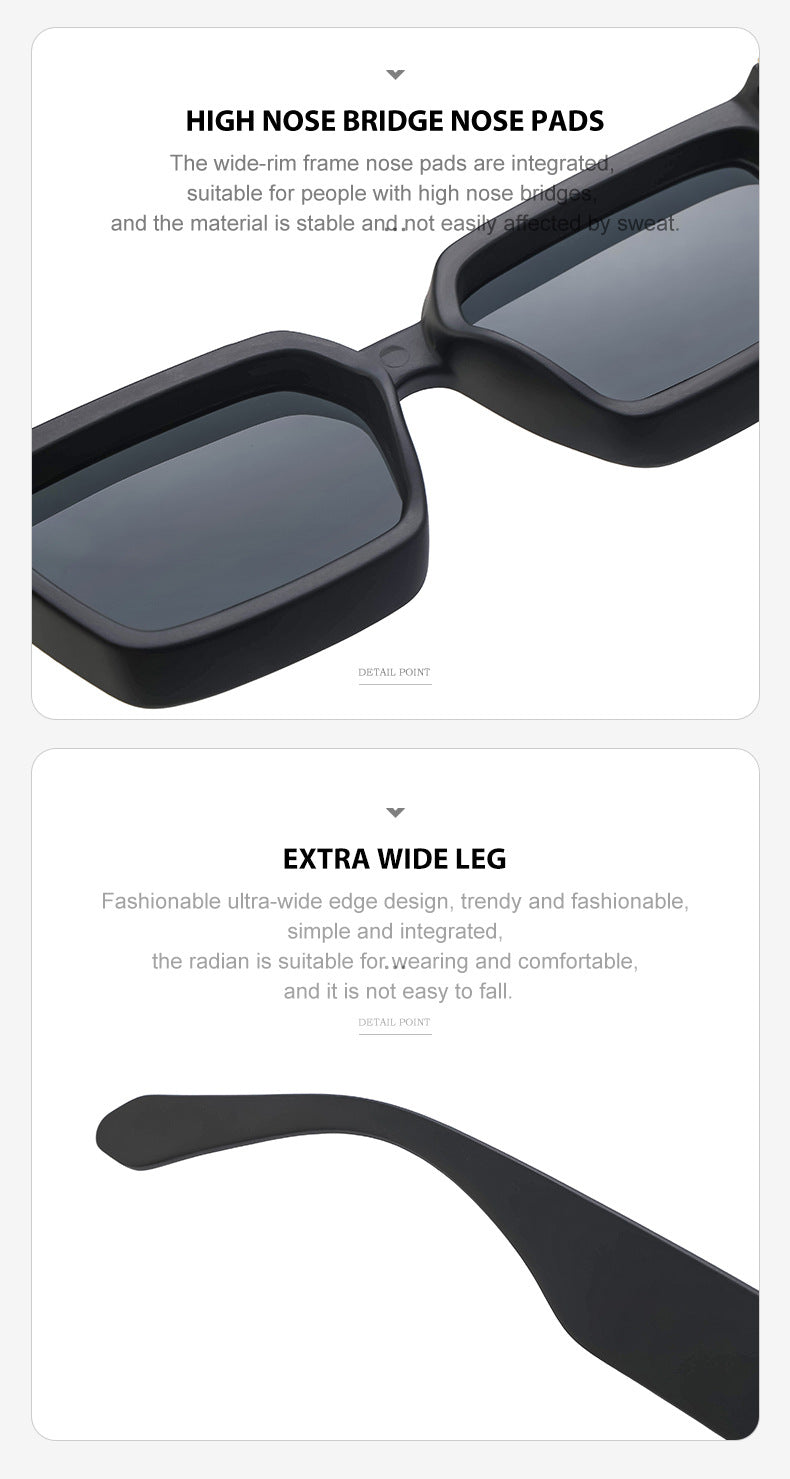 0k Billionaire Style Sunglasses Men Fashion Internet Celebrity Sunglasses Women High-end Glasses Square Frame Sunglasses - 图片 28