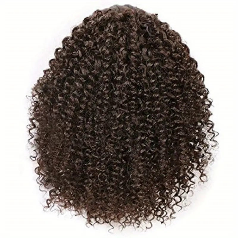 81-inch Synthetic Hair African Drawstring Ponytail jerry curly Small Curly Ponytail - 图片 8