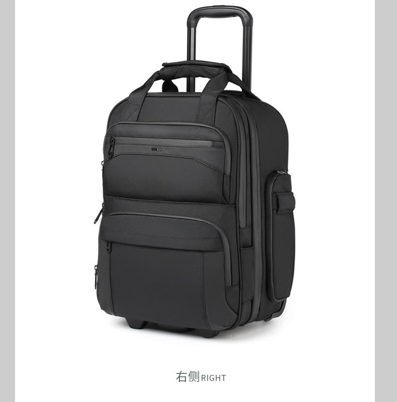 Trolley Travel Bag Business Boarding Bag Large Capacity Waterproof Oxford Cloth Multifunctional Handheld Wheeled Travel Bag - 图片 33
