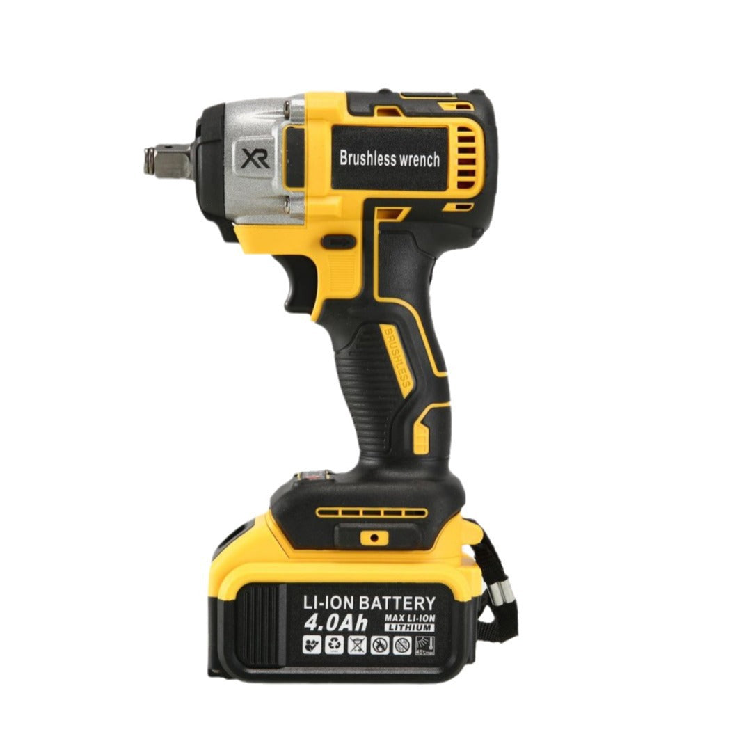 Electric Tool Set Brushless Electric Wrench Lithium Battery Angle Grinder Two-Piece Set Rechargeable Auto Repair Household Impact Drill - 图片 3