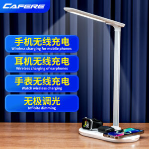 Private Model  Exclusive Eye Protection Desk Lamp10W15W Smart Wireless Charging Learning Special Lamp Gift Wholesale Factory