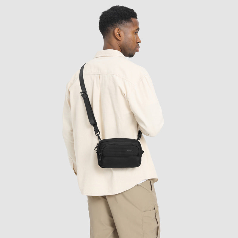 ozuko Men's Clutch Bag Multi-Functional Portable Small Crossbody Bag Travel Commute Lightweight Trendy Brand Storage Men's Bag - 图片 3