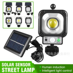 Outdoor Solar Light Lithium Battery Street Light Split Type Garden Light LED Wall Lamp Human Body Sensor Garden Light