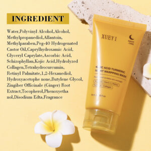 Spot Goods I Kojic Acid Turmeric Nighttime Sleep Peel-off Mask Brightening Skin Collagen Application