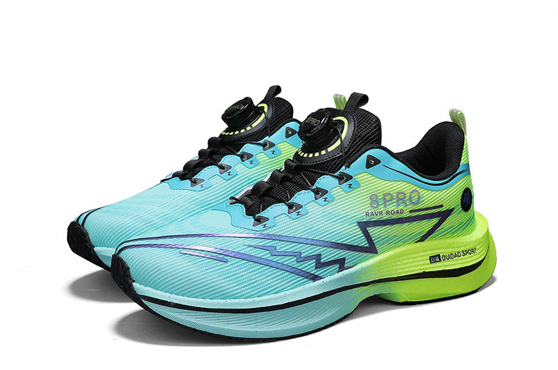 2025New8pro Full Palm Carbon Plate Racing Shock Absorption Running Shoes Men and Women Couples Rotating Buckle Youth Shoes Sports - 图片 40