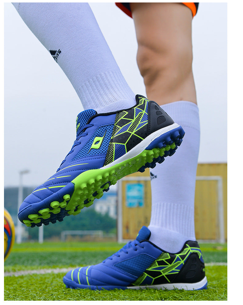 Men's Soccer Shoes TF Velcro Magic Tape Children's Sports Shoes for Primary and Secondary School Students and Teenagers for Sports Competitions and Training - 图片 25