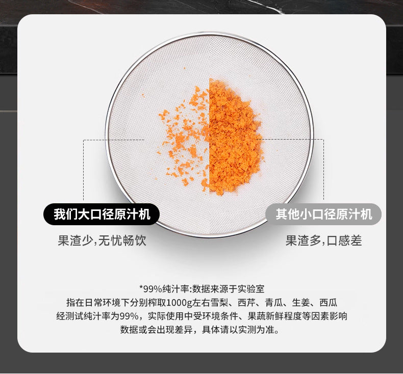 Dropshipping Juicer with Pulp Separator, Small Household Juice Maker, Stainless Steel Multifunctional Fruit Extractor - 图片 16