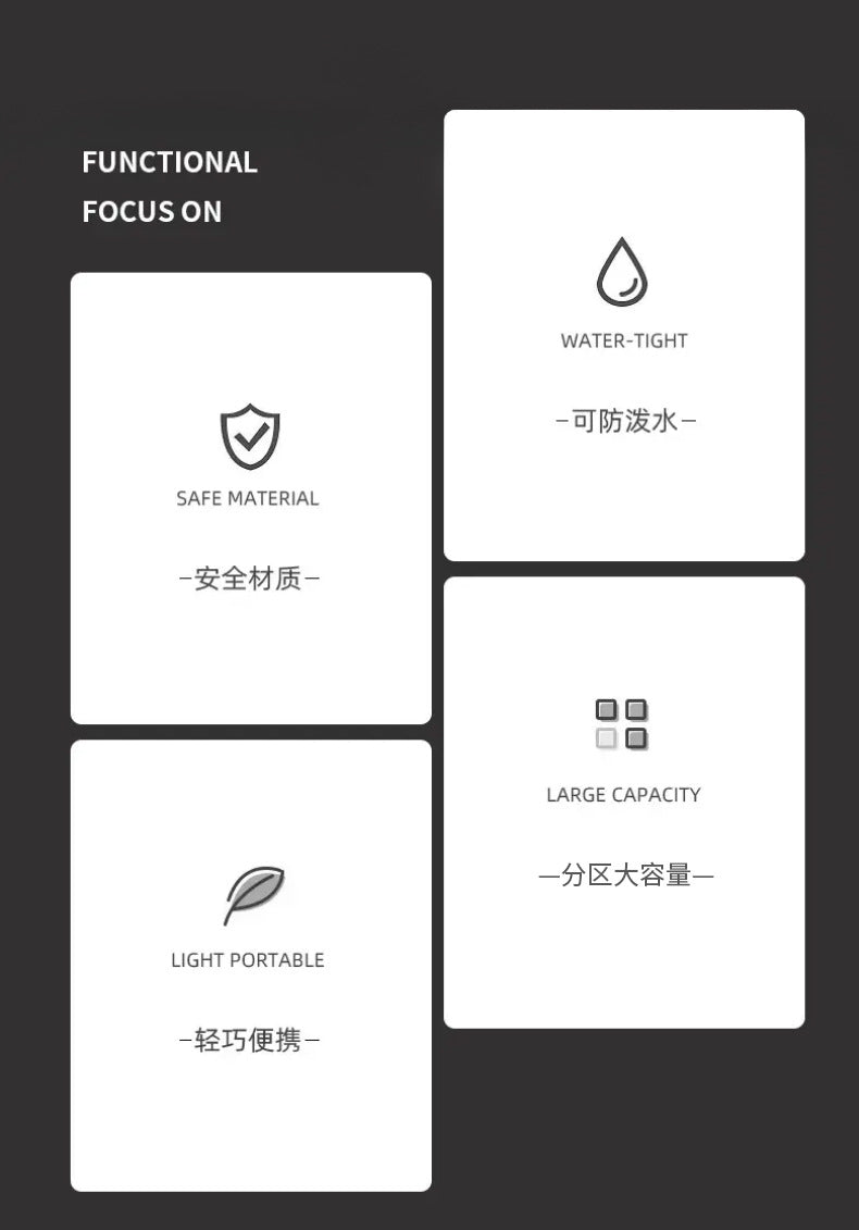 ozuko Business Backpack Men's Large Capacity Computer Backpack Outdoor Waterproof Travel Backpack Backpack - 图片 9