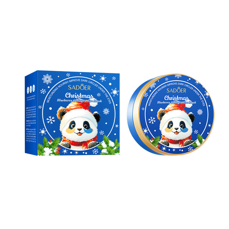 Christmas Blueberry Collagen Eye Mask SADOER Moisturizing Eye Mask Cross-Border Wholesale - 图片 6