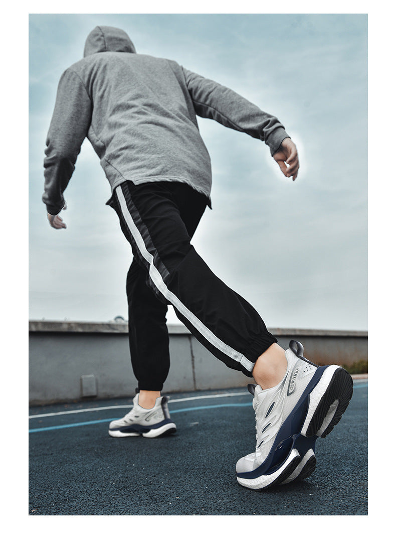 Summer Breathable Men's Shoes2025New Youth Sports Casual Running Shoes Student Lightweight Dad Mesh Trendy Shoes - 图片 22