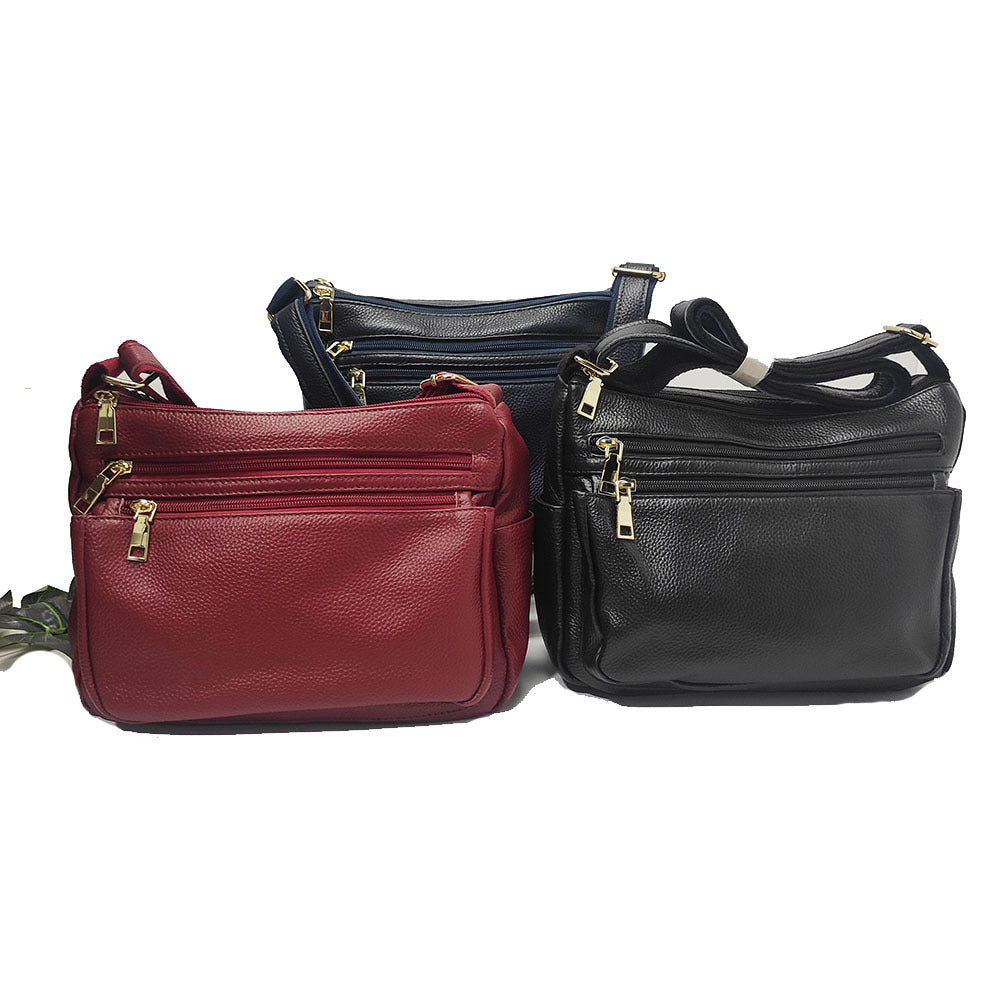 Mom's Handbag for Women2025New Genuine Leather Crossbody Bag Large Capacity Luxury Top Layer Cowhide Versatile for Middle-aged - 图片 19