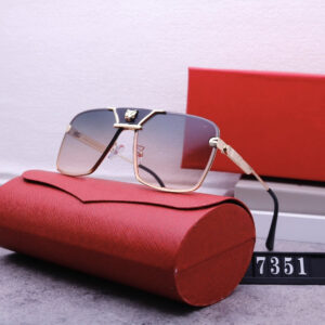 New Fashion Big Brand Sunglasses for Women Driving European and American Style Sunglasses for Men Rimless Cut Edge High-end Sunglasses