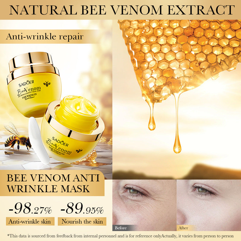 Bee Venom Firming Mask SADOER Anti-wrinkle moisturizing cream cross-border foreign trade wholesale - 图片 3