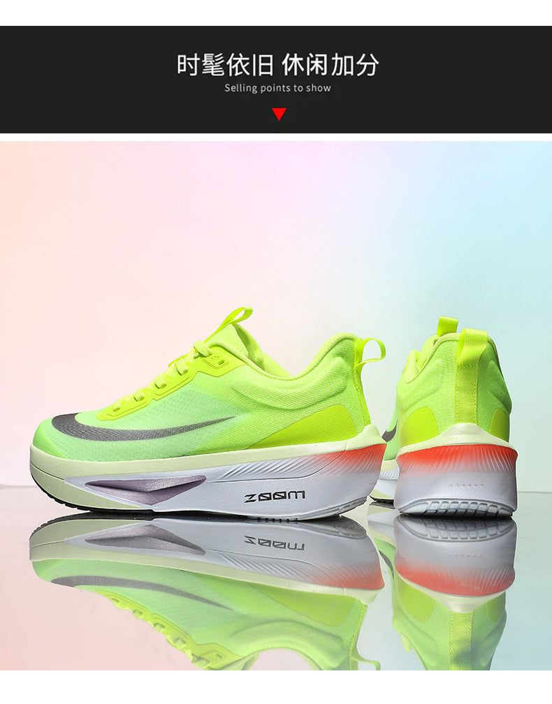 2025Plus Size Sports Shoes Racing Training Carbon Plate Sports Shoes Lightweight Men and Women Autumn Running Shoes - 图片 13