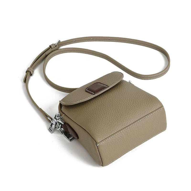 Genuine Leather Phone Bag for Women, Crossbody New Lightweight Bag, Summer Fashion Soft Leather High-End Mini Small Bag - 图片 18