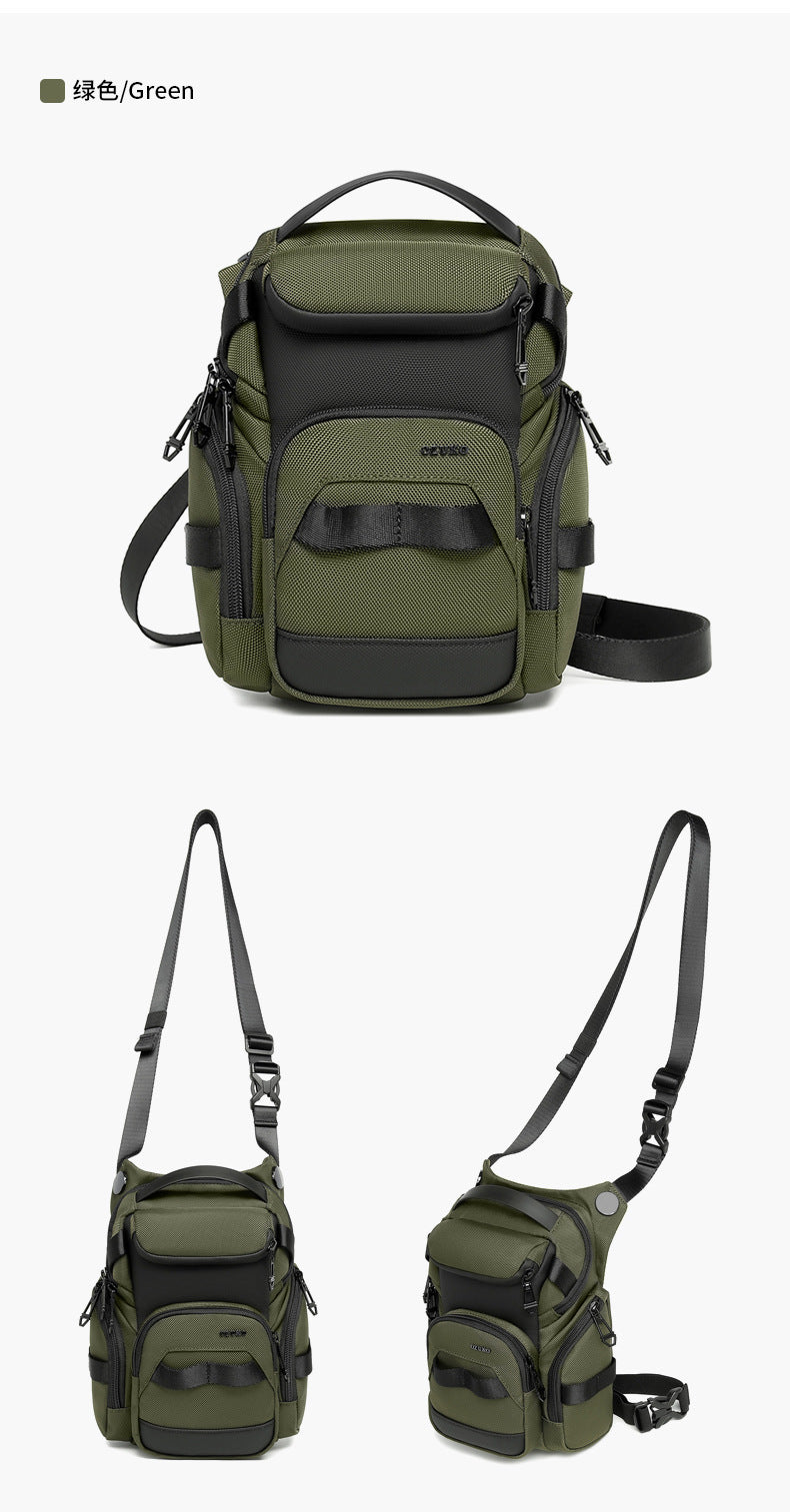 Tactical Cycling Leg Bag Motorcycle Waist Bag Men's Waterproof Multifunctional Motorcycle Crossbody Shoulder Bag Outdoor Sports Bag - 图片 20