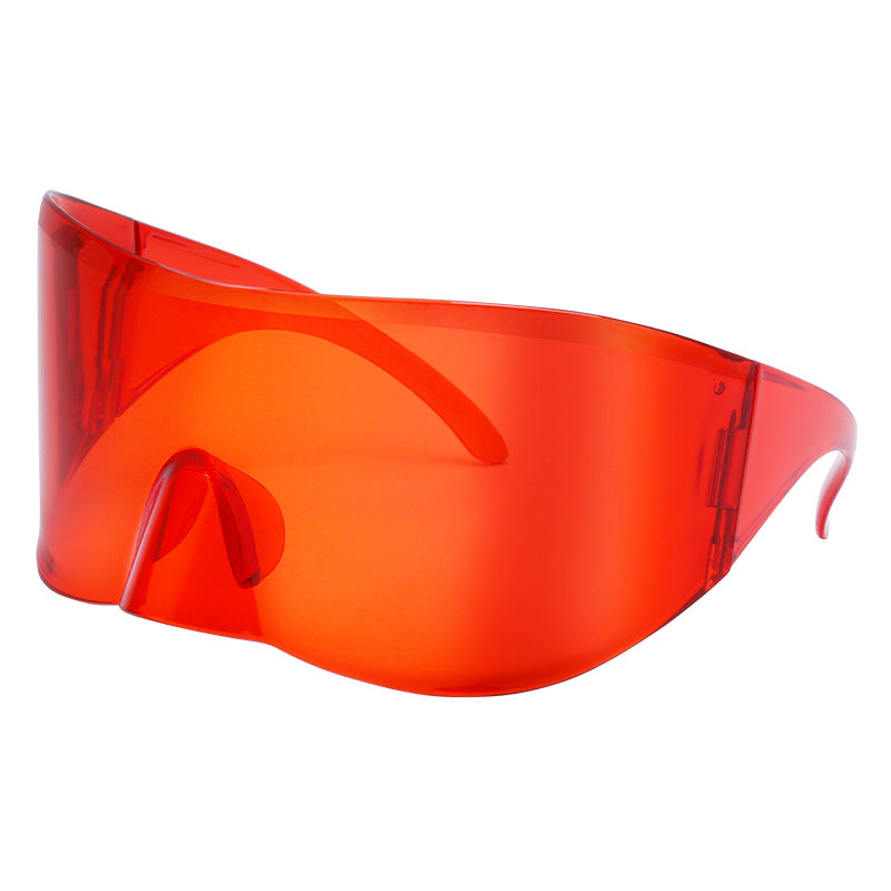Outdoor Cycling Mercury Sunglasses for Women, European and American Style, Large Frame, Sun Protection Sunglasses for Men, Sports Windproof Glasses shades - 图片 7