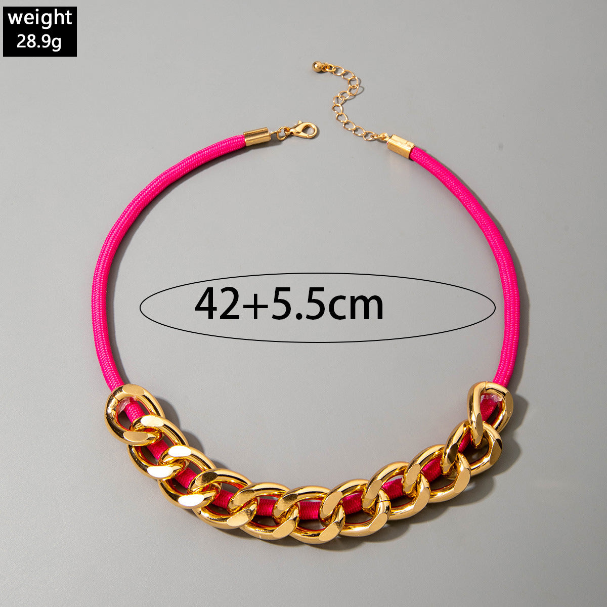 European and American Style Unique Knot Design Statement Necklace Drawstring Snake Chain Clavicle Chain Women's Simple Pendant Jewelry - 图片 16