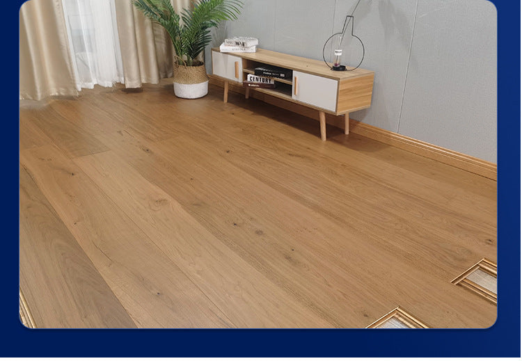 Door-to-Door Installation Old Three-Layer Large Board Pure Three-Layer Solid Wood Floor Oak Log3.0-4.0mm Underfloor Heating - 图片 135