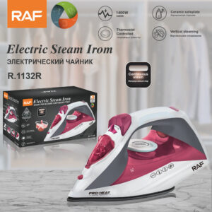 RAF European Standard Household Steam Electric Iron1400W Handheld Small Portable Clothes Ironing Machine