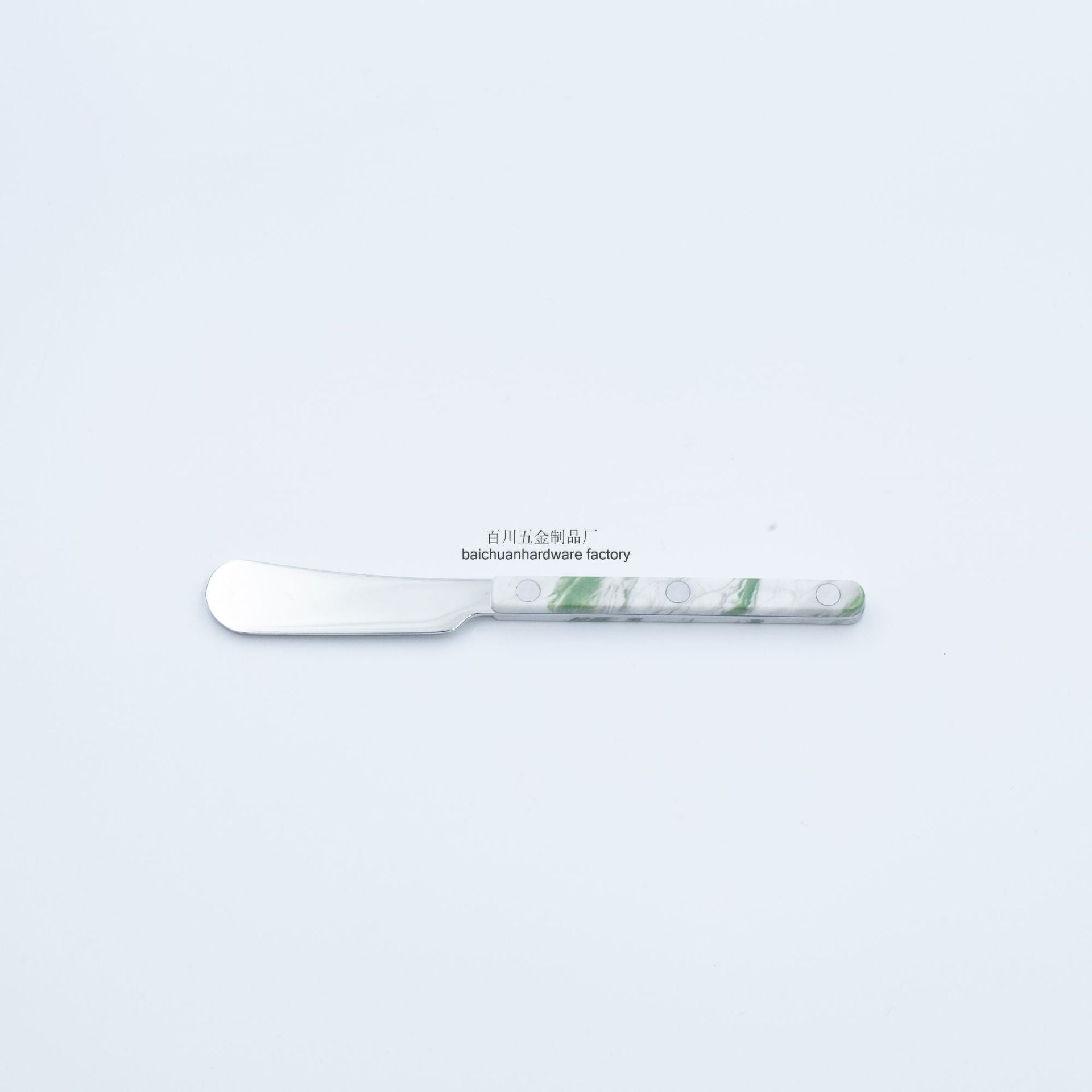 Marble Handle Western Tableware Set ABS Butter Fork Spoon Clip Handle Cheese Knife Dessert Chopsticks Spoon Fork - 图片 13