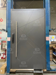 China Top Manufacturer Custom High Quality Main Steel Pivot External Security Doors for House Metal Front Entry Exterior Door - 图片 8