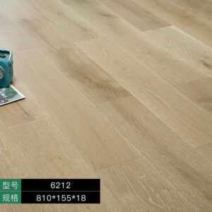 In-stock Solid Oak Flooring from Source Scar Modification Hand Scratch Pattern Original Wood Floor Solid Wood with Dragon Bone Design